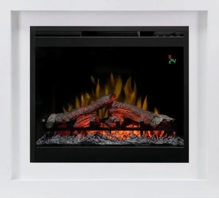 Каминокомплект Bronx - Белый с очагом Symphony 26'' DF2624L-INT (Dimplex)