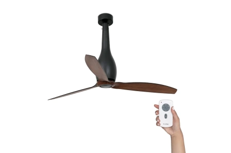 Потолочный вентилятор Faro Eterfan Black Matt Wood DC 32004