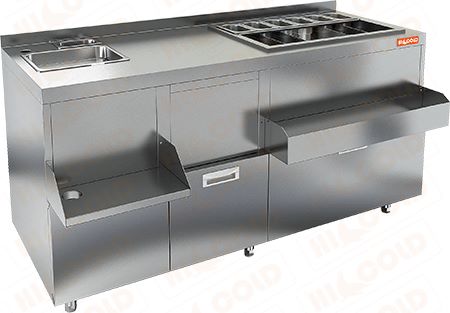 Барная станция  HICOLD  НБМКС-15/6БПК