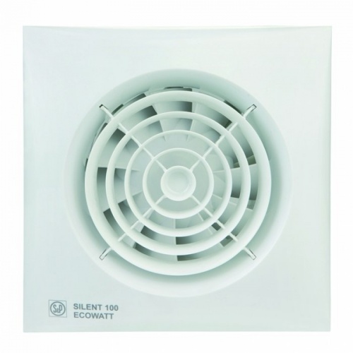 Вытяжка для ванной диаметр 100 мм Soler & Palau SILENT-100 CZ ECOWATT