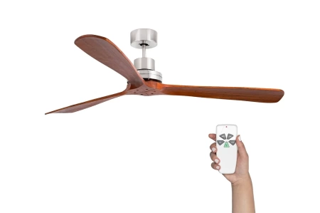 Потолочный вентилятор Faro Lantau-G Nickel Wood 33464