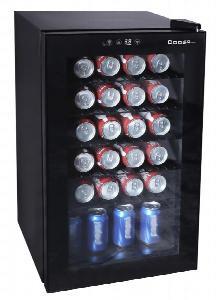ШКАФ ХОЛОДИЛЬНЫЙ СО СТЕКЛОМ COOLEQ TBC-65 ЧЕРНЫЙ