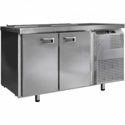 Стол холодильный саладетта Финист СХСс-600-2 (1400х600х850) (4GN1/6 с крышкой)