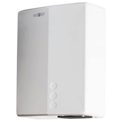 Металлическая сушилка для рук Nofer BIGFLOWevo 2050 W белая