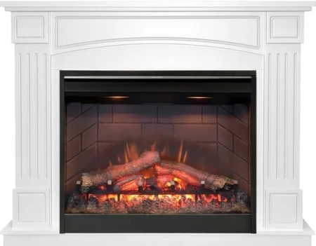 Каминокомплект Boston - Белый с очагом Symphony 26'' DF2608-INT (Dimplex)