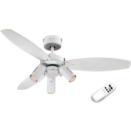 Вентилятор с подсветкой Westinghouse Jet Plus White