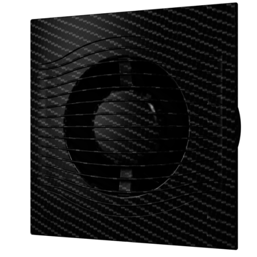 Вытяжка для ванной диаметр 125 мм ERA SLIM 5C black carbon