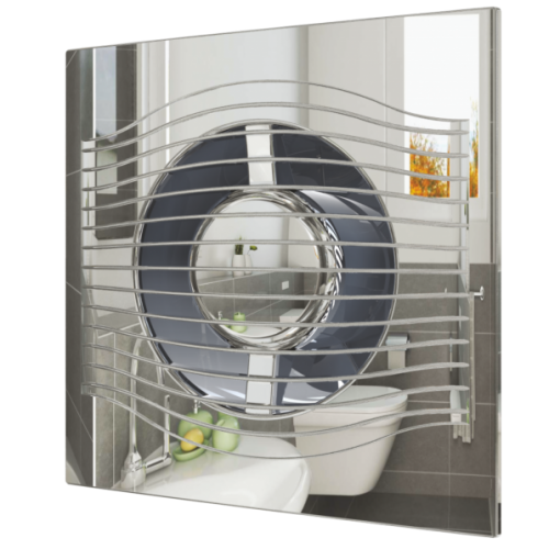 Вытяжка для ванной диаметр 125 мм ERA SLIM 5C Chrome