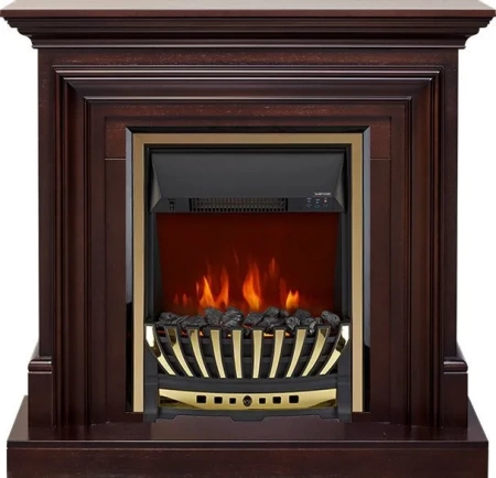Каминокомплект Bradford - Темный дуб с очагом Aspen Gold (Royal Flame)