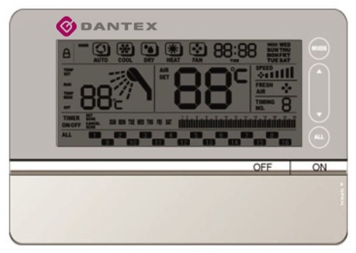 Центральный пульт DANTEX MD-KJR180A