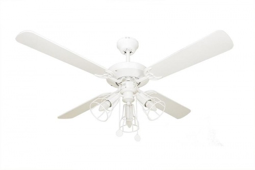 Вентилятор с подсветкой Faro Yakarta Blanco 3L