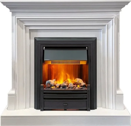 Каминокомплект Bradford - Белый с очагом Brookline Black (Dimplex)