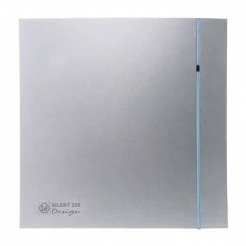 Вытяжка для ванной диаметр свыше 150 мм Soler & Palau SILENT-300CZ 'PLUS' SILVER DESIGN-3C