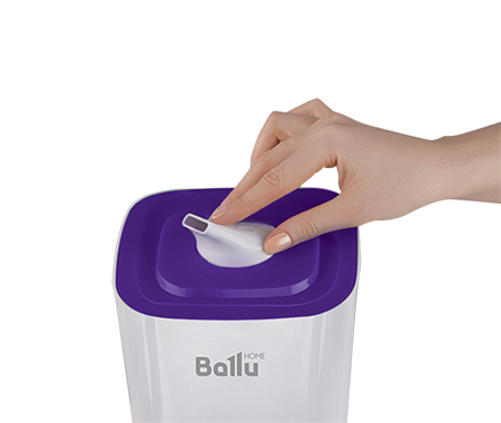 Ультразвуковой увлажнитель воздуха Ballu UHB-205 белый/фиолетовый