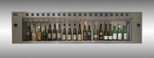 Диспенсер для розлива вина ByTheGlass Standard на 20 бутылок (нержавеющая сталь)