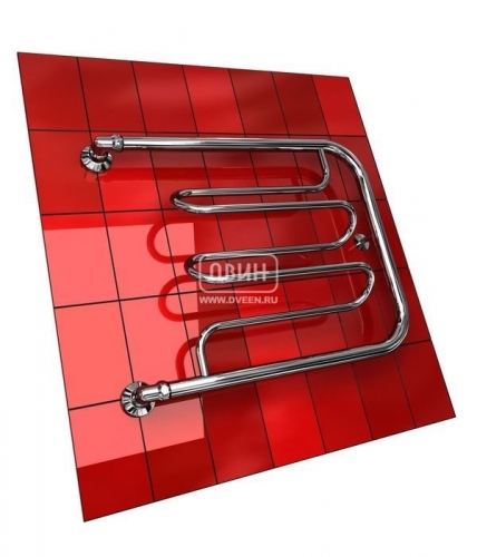 Водяной полотенцесушитель фокстрот Двин Dw без полочки (1") 60/70