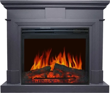 Каминокомплект Coventry Graphite Grey - Серый графит с очагом Jupiter FX New (Royal Flame)