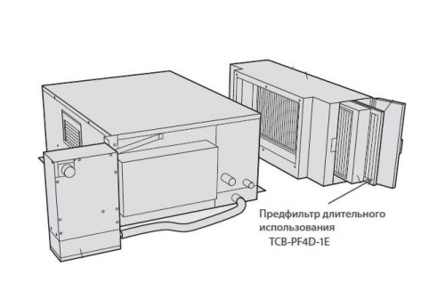 Предфильтр длительного использования (TCB-PF4D-1E) Toshiba