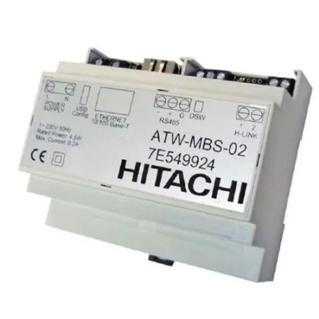 Modbus интерфейс Hitachi ATW-MBS-02