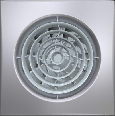 Вытяжка для ванной диаметр 125 мм ERA AURA 5C gray metal