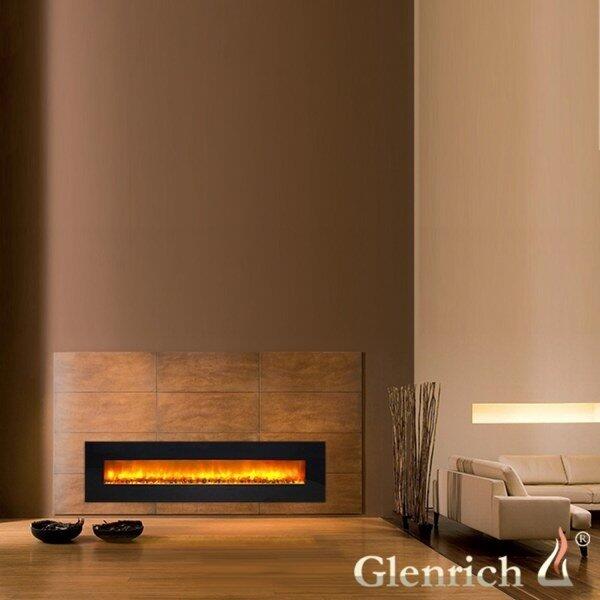 Очаг электрокамина Glenrich Genius 240 (цвет-Черный)