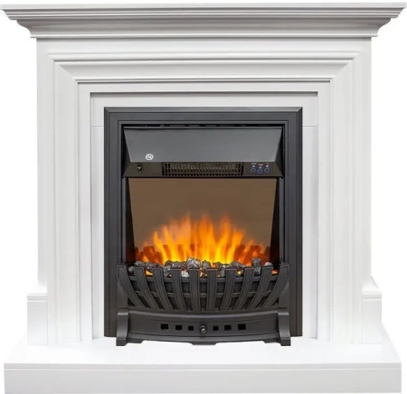 Каминокомплект Bradford - Белый с очагом Aspen Black (Royal Flame)