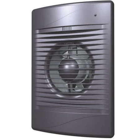 Вытяжка для ванной диаметр 100 мм ERA STANDARD 4C dark gray met