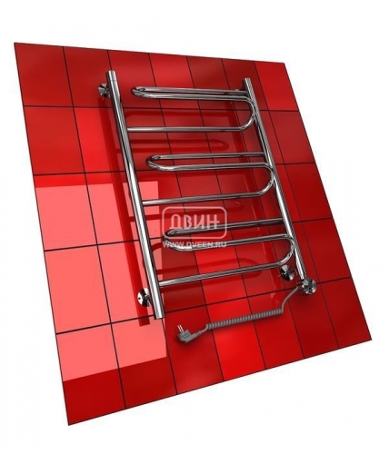 Электрический полотенцесушитель лесенка Двин W (1" - 1/2) 80/40 el