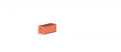 Вертикальный элемент Suport S1, серия Hydroton, 300х130х130 мм
