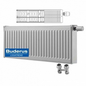 Стальной панельный радиатор Тип 33 Buderus Радиатор VK-Profil 33/600/2000, re (12) (C)