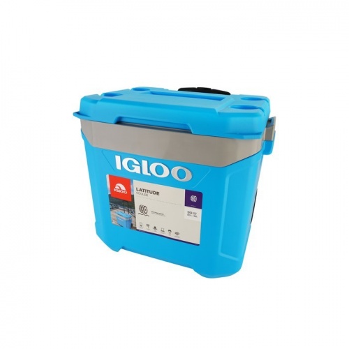 Термоэлектрический автохолодильник Igloo Latitude 60 Roller Cyan blue