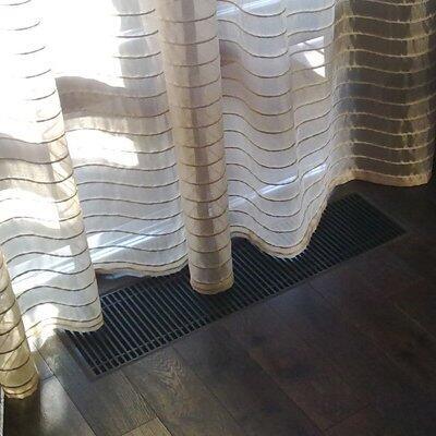 Внутрипольный конвектор длиной 30 см - 1 м Varmann Qtherm 180x110x800