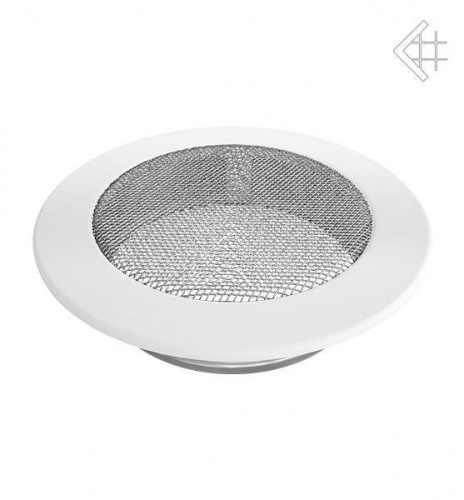 Вентиляционная решетка для камина Kratki КРУГЛАЯ белая д.150 FI/150B