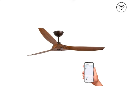 Потолочный вентилятор Faro Morea Brown DC Smart 33511WP