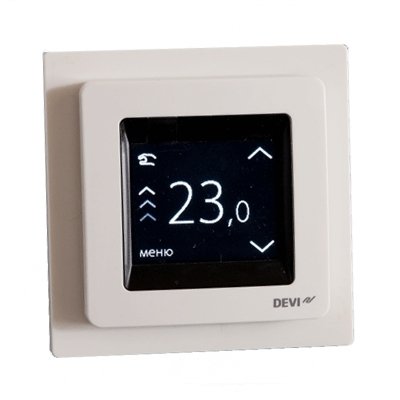 Терморегулятор для теплого пола Devi Терморегулятор Devireg Touch c датчиком пола и воздуха (Полярно