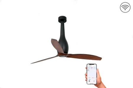 Потолочный вентилятор Faro Eterfan Black Matt Wood DC Smart 32004WP
