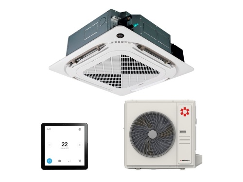 Кассетный кондиционер Kentatsu KSVB165HZRN1W/KSUNB165HZRN3/KPU95-DR