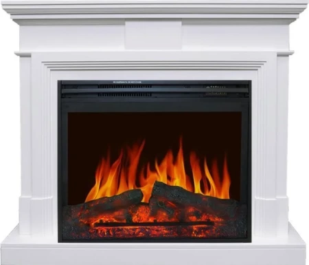 Каминокомплект Coventry - Белый с очагом Jupiter FX New (Royal Flame)