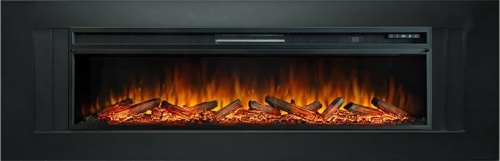Каминокомплект Line 60 (Разборный) - Черный с очагом Vision 60 LOG LED