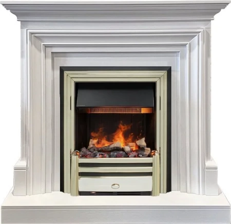 Каминокомплект Bradford - Белый с очагом Cavendish (Dimplex)