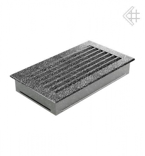 Вентиляционная решетка для камина Kratki 17x30 FRESH черная хром пористая 30CS/FRESH