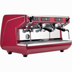 КОФЕМАШИНА РОЖКОВАЯ NUOVA SIMONELLI APPIA LIFE 2 GR S 220V ВЫС.ГР. ПОЛУАВТОМАТ КРАСНАЯ