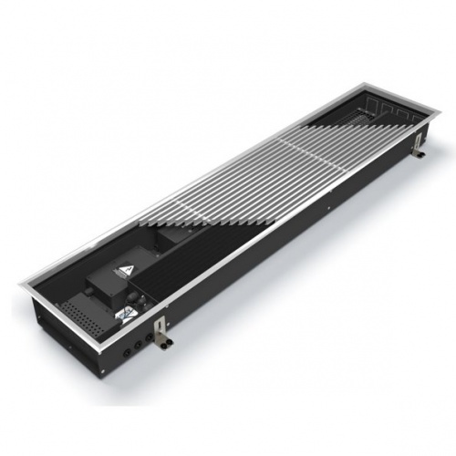 Внутрипольный конвектор длиной 2,1 м - 3 м Varmann Qtherm Electro 230x110x2750