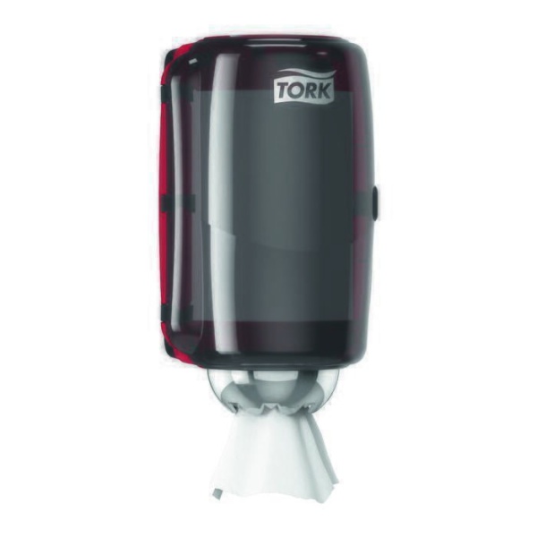 Диспенсер для бумажных полотенец Tork Performance мини-диспенсер красный