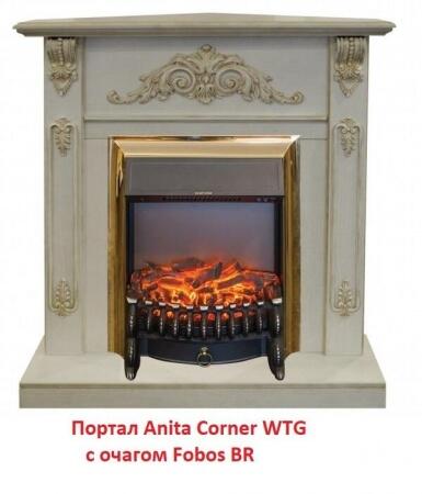 Деревянный портал Real-Flame Anita corner WTG