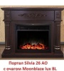 Очаг электрокамина Real-Flame MoonBlaze S LUX Black