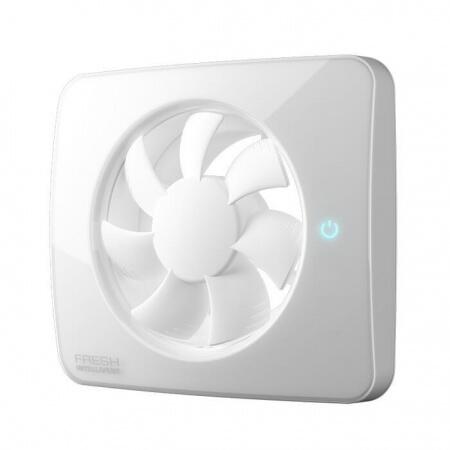 Вытяжка для ванной диаметр 100 мм PAX INTELLIVENT ICE White