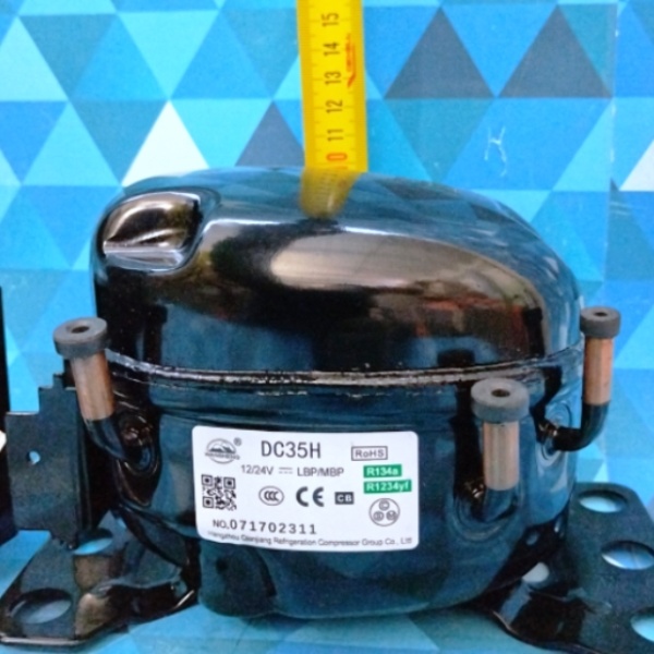 Компрессор (R134) Wansheng ( 61-105 Вт) DC35H (12-24V COPPER)