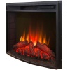 Камин в скандинавском стиле Real-Flame Leda 25,5 WT с очагом Evrika 25,5 LED