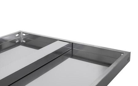 Стеллаж кухонный Luxstahl СР-1800х1200х400/4 нерж